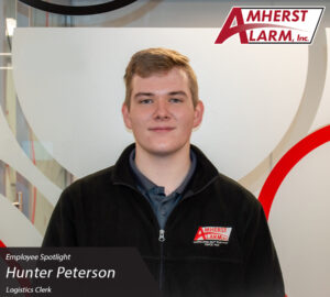 Hunter Peterson Amherst Alarm Employee Spotlight Operations Department